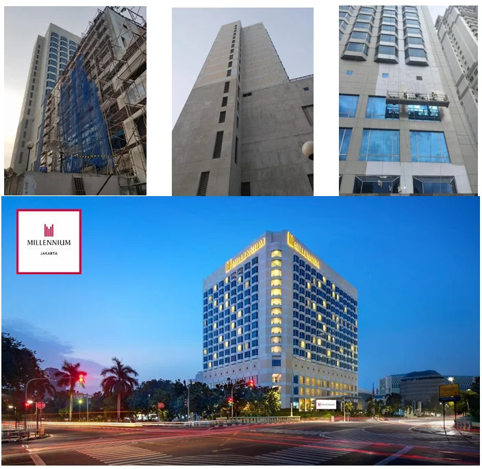 Façade Repair & Strengthening @Millennium Hotel Sirih Jakarta
